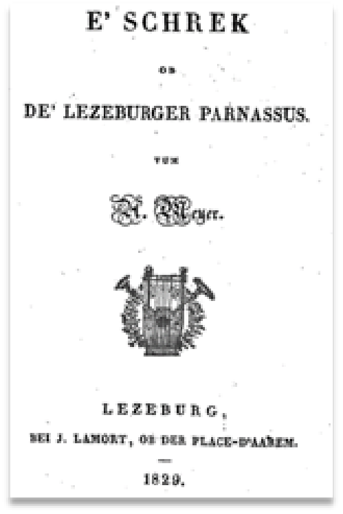 E' Schrek ob de' Lezeburger Parnassus, Antoine Meyer