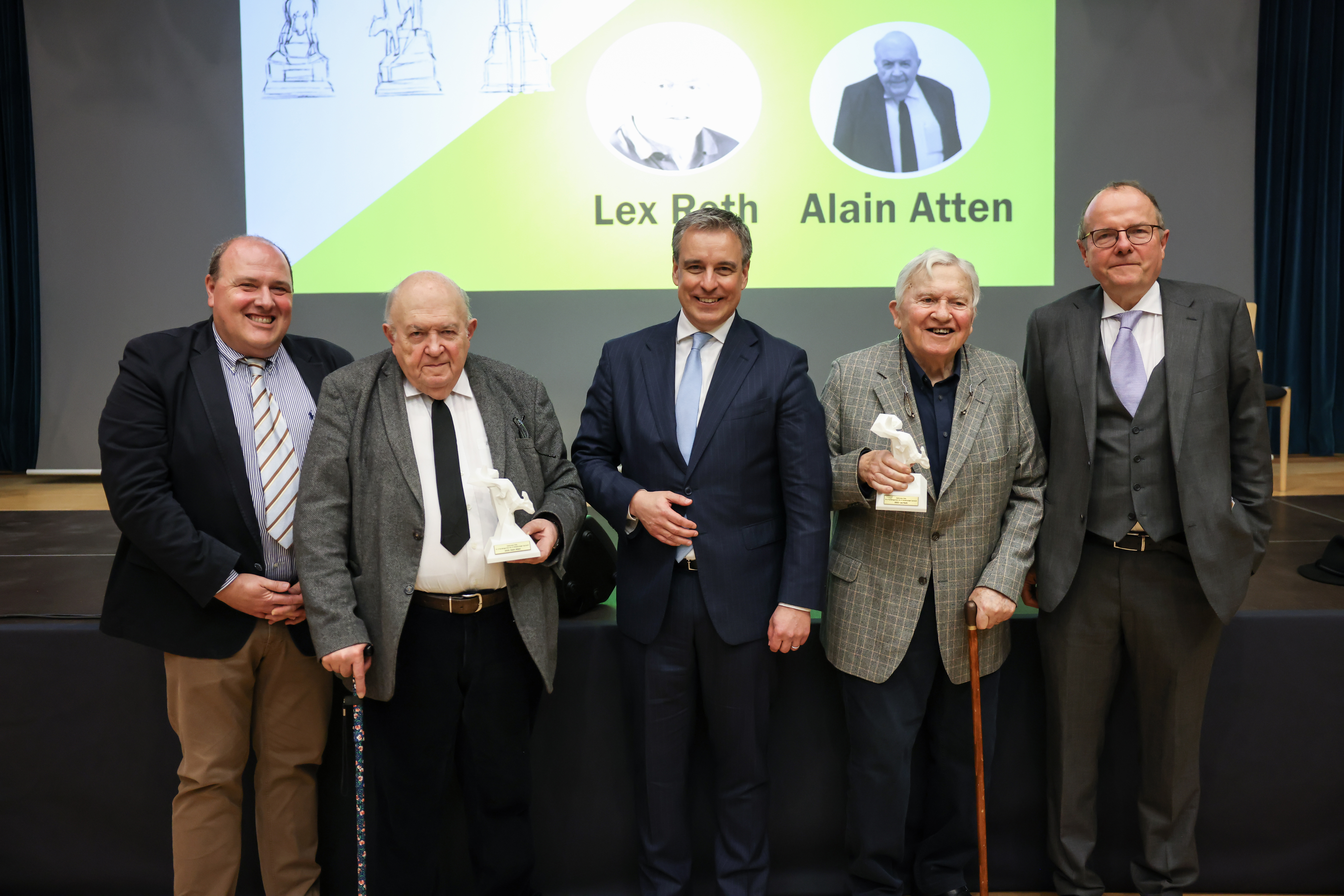 Pierre Reding, Alain Atten, Claude Meisch, Lex Roth, Marc Barthelemy
